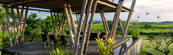 Villa Mandalay - Pool bale with paddyfield views